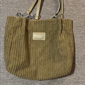 Olive Green Tote Bag